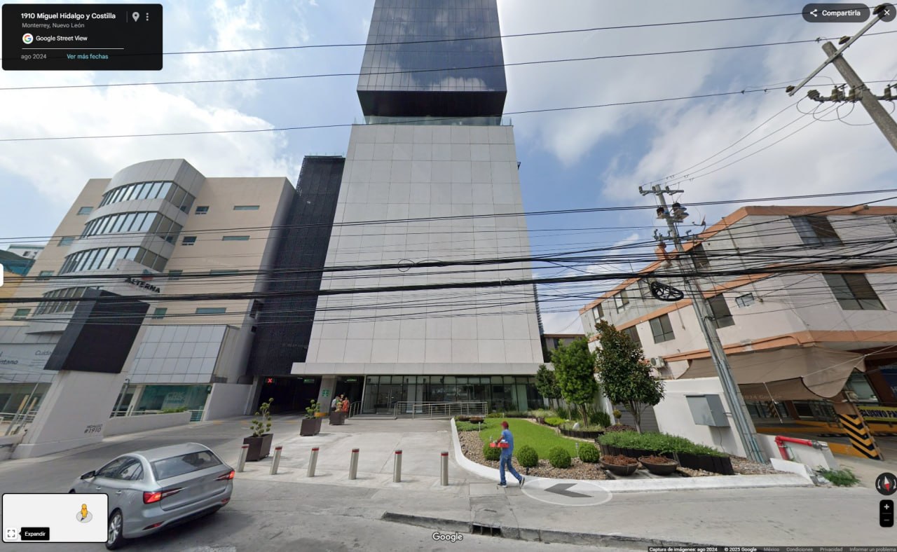 Edificio Alterna, Miguel Hidalgo y Costilla 1910, Monterrey — donde se ubica Oxygen Hiperbárica